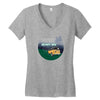 Way Down We Go Women's V-Neck T-Shirt