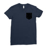 Free Birds Pocket Ladies Fitted T-Shirt