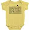 surf line Baby Onesie