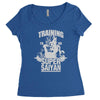 training to go super saiyan Women's Triblend Scoop T-shirt