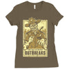 prevent outbreaks Ladies Fitted T-Shirt