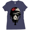 lion Ladies Fitted T-Shirt