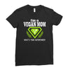 vegan mom's are superheroes! Ladies Fitted T-Shirt