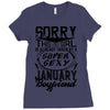This Girl Is Taken By A Super Sexy January Boyfriend Ladies Fitted T-Shirt