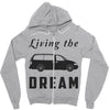 living the minivan dream Zipper Hoodie