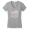 sassy fabulous since 1952 birthday gift Women's V-Neck T-Shirt