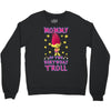 birthday troll mommy Crewneck Sweatshirt