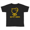 no fat chicks Toddler T-shirt