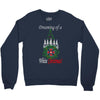 dreaming of a white christmas Crewneck Sweatshirt