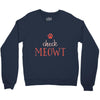 CHECK MEOWT CAT Crewneck Sweatshirt