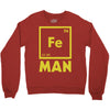 chemical element for iron man Crewneck Sweatshirt