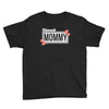 blessed mommy with flower white color Youth Tee