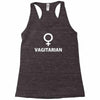 vagitarian sex hetero bucks night vegetarian male female costume Racerback Tank