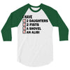 i have 2 daughter 3/4 Sleeve Shirt