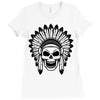 skull Ladies Fitted T-Shirt