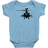 military attach helicopter gunship Baby Onesie