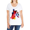 full color Ladies Curvy T-Shirt