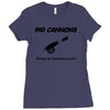 pig cannons making the impossible possible Ladies Fitted T-Shirt