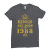 kings are born in 1988 Ladies Fitted T-Shirt