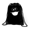 cookie monster Drawstring Bags