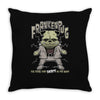 frankenpug Throw Pillow