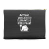 anything unrelated to elephants is irrelephant Accessory Pouches