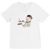 Cute Baby Painter's Mom Love V-Neck Tee
