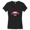 mustang, ideal gift or birthday present Women's V-Neck T-Shirt
