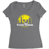 visit tilted towers fortnite Women's Triblend Scoop T-shirt