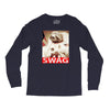 sloth astronaut swag Long Sleeve Shirts