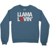 llama lovin' lover Crewneck Sweatshirt