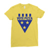 vote pizza best trending Ladies Fitted T-Shirt