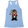 11th doctor mario Racerback Tank