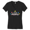 I Hate People Women's V-Neck T-Shirt