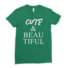 cute beautiful Ladies Fitted T-Shirt