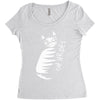 cat stripes Women's Triblend Scoop T-shirt