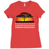 lion chant t   funny  lions joke king savannah africa retro big cat Ladies Fitted T-Shirt