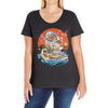japanese world Ladies Curvy T-Shirt