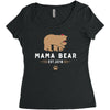 mama bear Women's Triblend Scoop T-shirt