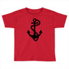 anchor sailor t shirt fashion cross top tee nautical tshirt retro tatt Toddler T-shirt