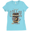 with enough coffee, everything is possible Ladies Fitted T-Shirt