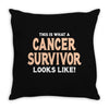 This Is What a Cancer Survivor Looks Like Throw Pillow
