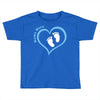 Baby Boy with Heart Any Name Customized Toddler T-shirt