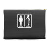 your girlfriend vs my girlfriend funny pub jokr  impress your friends! Accessory Pouches