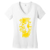 badger crest Women's V-Neck T-Shirt