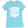 transformers mosaic Ladies Fitted T-Shirt