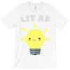 lit af kawaii light bulb T-Shirt