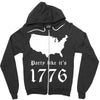 party like it's 1776 Zipper Hoodie