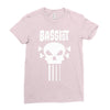 bassist skull Ladies Fitted T-Shirt