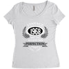 vintage quality without compromise 1968 aged to perfection Women's Triblend Scoop T-shirt